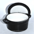 Black Enamel Cast Iron Casserole